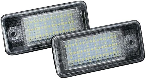Canbus License Plate Lights 8E0807430B 8E0943025B 8E0807430A 8E0943021B for A3 Quattro 2004-2009,for A6 Quattro 2005-2009 11 * 6 * 5Cm-Size 12V in Saudi Arabia