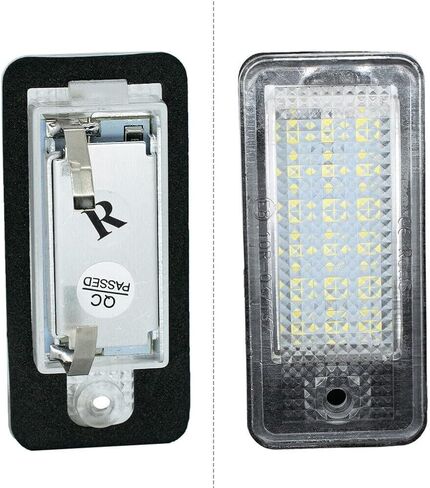 Canbus License Plate Lights 8E0807430B 8E0943025B 8E0807430A 8E0943021B for A3 Quattro 2004-2009,for A6 Quattro 2005-2009 11 * 6 * 5Cm-Size 12V in Saudi Arabia