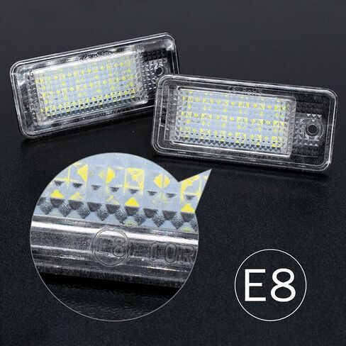 Canbus License Plate Lights 8E0807430B 8E0943025B 8E0807430A 8E0943021B for A3 Quattro 2004-2009,for A6 Quattro 2005-2009 11 * 6 * 5Cm-Size 12V in Saudi Arabia