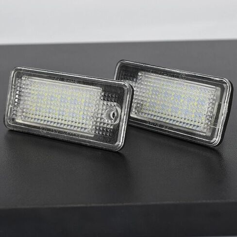 Canbus License Plate Lights 8E0807430B 8E0943025B 8E0807430A 8E0943021B for A3 Quattro 2004-2009,for A6 Quattro 2005-2009 11 * 6 * 5Cm-Size 12V in Saudi Arabia