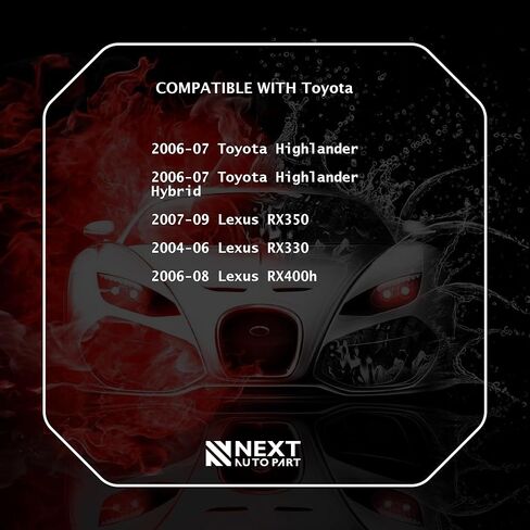 New Front Driver & Passenger Side 2 Piece Steering Knuckle Assembly Set Compatible with Toyota Highlander Compatible with Lexus RX400h 2004-09, Replacement for BHA34227 in Saudi Arabia