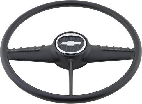 Motorway Motors 54-56 Chevy GMC Truck Truck 15 بوصة طقم القيادة ، عجلة القيادة الكلاسيكية التكاثر مع زر القرن ، لوحة التلامس ، التجنيب ، يعمل مع أعمدة الإمالة 1969-94 in Saudi Arabia