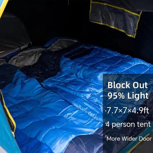 Tents for Camping 4 Person Tent Waterproof Easy Setup Dome Family Tent with Rainfly Large Tents for Outdoor Camping&Hiking,Polyurethane Material in Saudi Arabia