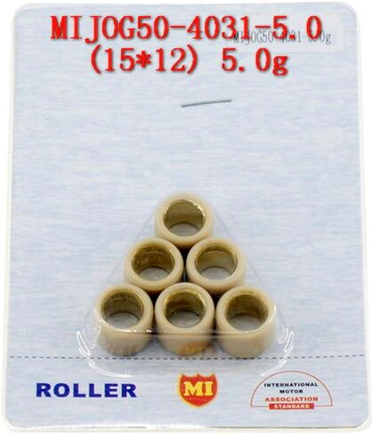 6pc 15x12mm متغير الأسطوانة انزلاق الأسطوانة 6g ل Keeway Yamaha Minarelli Jog 50 90 BWS Aerox Neo's 100 1pe40qmb (7g) in Kuwait