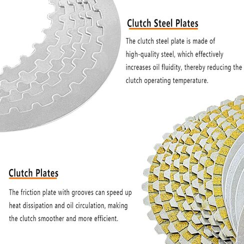 Clutch Kit for Harley Davidson-Plates Friction Steel & Spring Plate & Diaphram for Iron 883 1200 Roadster Sportster 883 1200 Forty Eight 2010-2021 OEM# 37977-90 37911-90 in Saudi Arabia