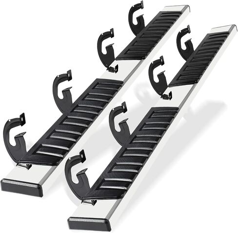 PZ 6" Running Boards for 2009-2014 Ford F150 Super Crew Cab Mirror Stainless Steel Side Step Nerf Bar in Saudi Arabia