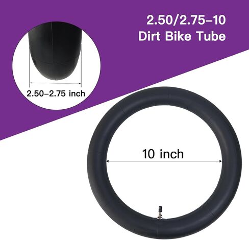 2-Pack 2.50/2.75-10 Dirt Bike Inner Tube 2.50-10 2.75-10 60/100-10 70/100-10 Inner Tube in Saudi Arabia