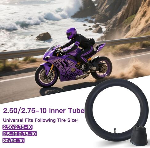 2-Pack 2.50/2.75-10 Dirt Bike Inner Tube 2.50-10 2.75-10 60/100-10 70/100-10 Inner Tube in Saudi Arabia