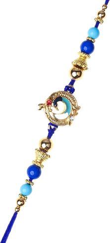 مجموعة من 5 Rakhi Lumba لـ Brother Bhabhi و Bhatija Bhai Bhaiya Raksha Bandhan Gift Rakhi Throug Pack in Kuwait