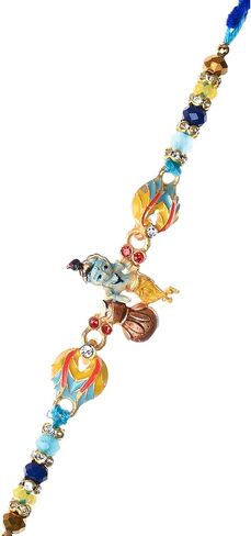 مجموعة من 5 Rakhi Lumba لـ Brother Bhabhi و Bhatija Bhai Bhaiya Raksha Bandhan Gift Rakhi Throug Pack in Kuwait
