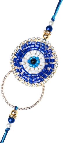 مجموعة من 5 Rakhi Lumba لـ Brother Bhabhi و Bhatija Bhai Bhaiya Raksha Bandhan Gift Rakhi Throug Pack in Kuwait