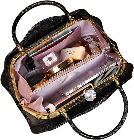 Crocodile Pattern Leather Women's Bag Top-Handle Satchel Crossbody Handbags Portable Purses Shoulder Messenger Bags in Kuwait