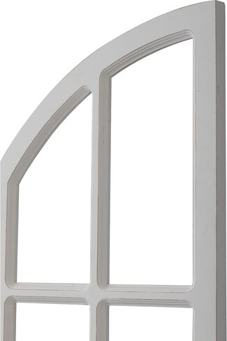 Sintosin Farmhouse Arched Window Frame Wall Decor 30 Inch, Set of 2 Hanging Burning Finished Wooden Window Pane above Bed Wall Art, Rustic Home Decor for Living Room Entryway Hallway in Saudi Arabia