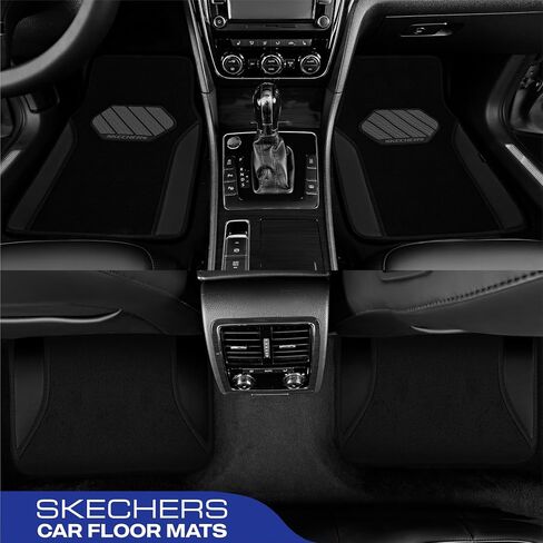 حصيرة أرضية سيارة Skechers ، ومقاومة للماء ، ومقاومة للماء ، وحصير سيارة جلدية ، وحصير أرضية للسيارات مع وسادة كعب مضاد للانزلاق ، وتناسب سيارات الدفع الرباعي ، وسيارات السيدان ، والسيارات ، والشاحنات ، والوردي in Saudi Arabia