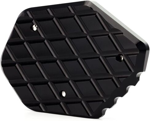 Motorcycle Side Stand Extension Kickstand Plate Compatible With YAMAHA YZF R3 2015-2020 2021 2022 2023 2024 | Foot Pad Support YZFR3 YZF-R3 Accessories (black) in Saudi Arabia