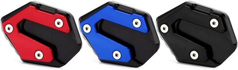 Motorcycle Side Stand Extension Kickstand Plate Compatible With YAMAHA YZF R3 2015-2020 2021 2022 2023 2024 | Foot Pad Support YZFR3 YZF-R3 Accessories (black) in Saudi Arabia