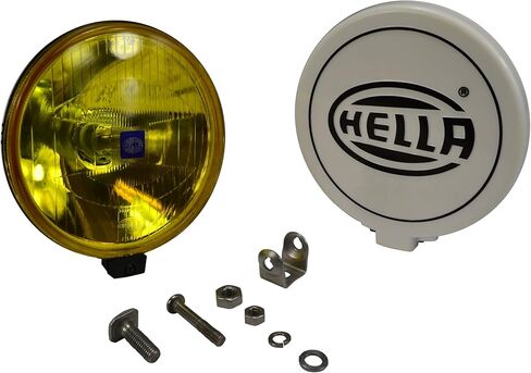 Hella 500 Series Amber High Performance Universal Driving Lamp, Ideal for ATVs, Jeeps, 4x4s, SUV, UTVs, Trucks (Single Lamp only) / 005750512 in Saudi Arabia