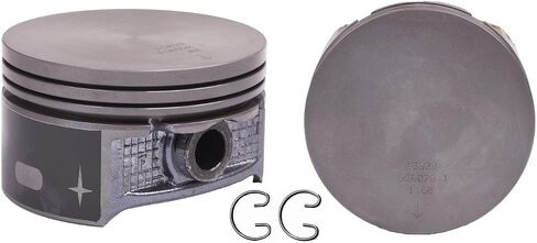 ENGINETECH P5028(8)STD HYPER-EUTECTIC FLAT TOP PISTONS Fits: 2004-2014 FORD 330 5.4L SOHC V8 24V 3-VALVE F150 EXPEDITION NAVIGATOR in Saudi Arabia