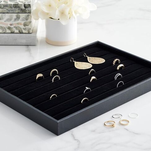 Darice Michaels Black Velvet Ring Tray من Bead Landing ™ in Saudi Arabia