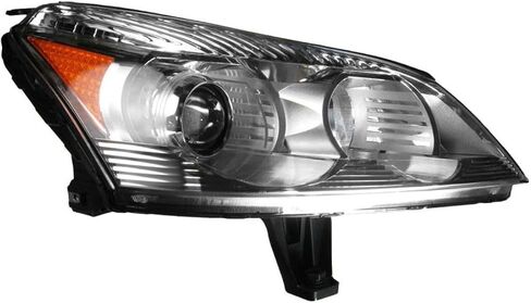مصباح المصباح الأمامي المصباح الأمامي مصباح مصباح مصباح مجموعة الإسقاط ل Chevy من أجل Traverse 2009-2012 2pcs واضح in Saudi Arabia