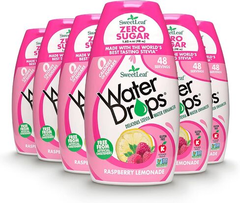 SweetLeaf Water Drops - Lemon Lime Water Enhancer, Sugar Free Sweet Leaf Stevia Water Flavoring Drops, 1.62 Oz Ea (Pack of 2) in Kuwait