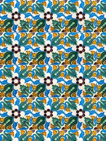 بلاط السيراميك البرتغالي المصنوع من الزخرفة Azulejos (TM-3) in Saudi Arabia