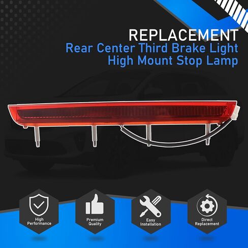 Rear Center Third Brake Light High Mount Stop Lamp Compatible With 2016 2017 2018 2019 2020 Kia Sorento Replaces 92700C5000 92700-C5000 in Saudi Arabia