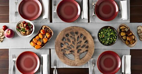 Handmade Wooden Trivet For Hot Dishes Plates & Pots Holder Hot Pad For Kitchen & Dining Table Decor Cookware Heat Resistant Rustic Decorative Carvings Tabletop Home & Dining Table Essentials (Antique) in Kuwait