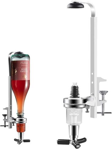 1-Bottle House Liquor Dispenser Wall Mounted Liquor Dispenser Bar Butler Bracket Alcohol Station Whisky Cocktail Tap Home Bar Accessories by GWENBHMTOOL in Saudi Arabia