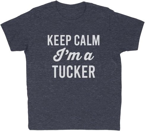 حافظ على هدوء أنا شباب Tucker Kids T-Shirt in Saudi Arabia