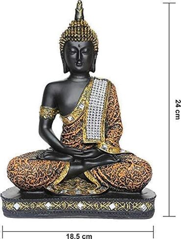Zuny Home DecoreBaby Buddha Monk Set and Sitting Buddha Idol Statue Showpiece Idol Figurine for Home Office Decor(Buddha Monk Set) in Saudi Arabia