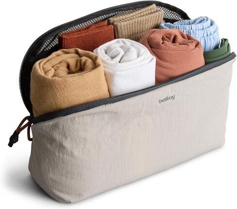Bellroy Packing Cube 4L (Organizer Packing Pouch with Internal Zip Pocket and Durable, Lightweight Design) - Clay in Saudi Arabia