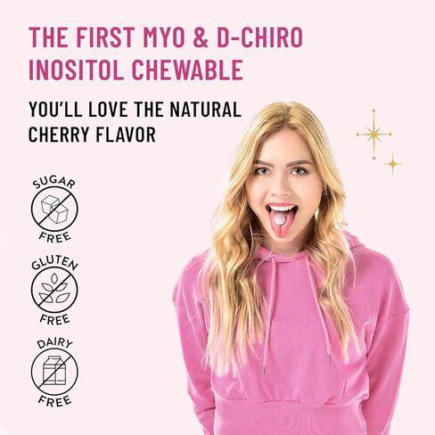 Legendairy Milk Pure Inositol Supplement - Myo Inositol and D-Chiro Inositol Capsules - Ideal 40:1 Ratio - Ovarian & Fertility Support for Women - 30 Day Supply in Kuwait