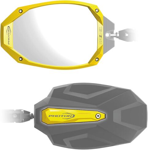 Seizmik UTV Color Trim Kit for Photon Side View UTV Mirrors | Aluminum Bezel and Cap Color Insert Kit | Red in Saudi Arabia