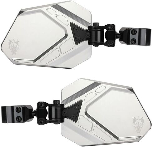 Chupacabra Offroad Road Mirrors (مجموعة من 2) الفضة (1-7/8) in Saudi Arabia
