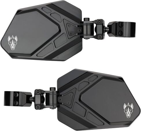 Chupacabra Offroad Cuero Pro UTV Mirrors (set of 2) BLACK (1-7/8) in Kuwait
