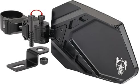 Chupacabra Offroad Cuero Pro UTV Mirrors (set of 2) BLACK (1-7/8) in Kuwait