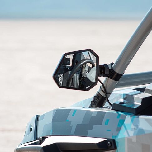 Chupacabra Offroad Cuero Pro UTV Mirrors (set of 2) BLACK (1-7/8) in Kuwait