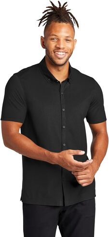 Stretch Pique Full-Button Polo MM1006 in Saudi Arabia