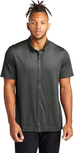 Stretch Pique Full-Button Polo MM1006 in Saudi Arabia