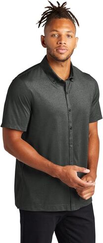 Stretch Pique Full-Button Polo MM1006 in Saudi Arabia