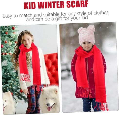 1pc cashmere boy boy girl arcf solid coll neck drapher for boys and girls cold neckerchief soft and material for boy and girls for bold awder in Saudi Arabia
