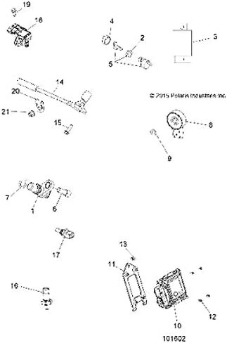 Polaris Ranger LED MODULE ، PARTIUNE OEM Part 4013043 ، QTY 1 in Saudi Arabia