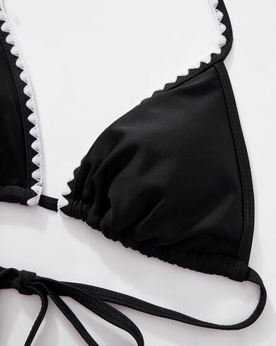 SUUKSESS Women Cheeky Halter String Bikini Sets Sexy Triangle Two Piece Swimsuit in Saudi Arabia