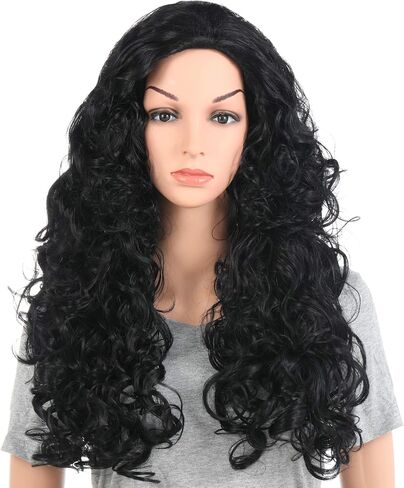 Onedor Long Hair Curly Wavy Full Head Halloween Wigs Cosplay Costume Party Hair Wigs (130A-Fox Red) in Kuwait