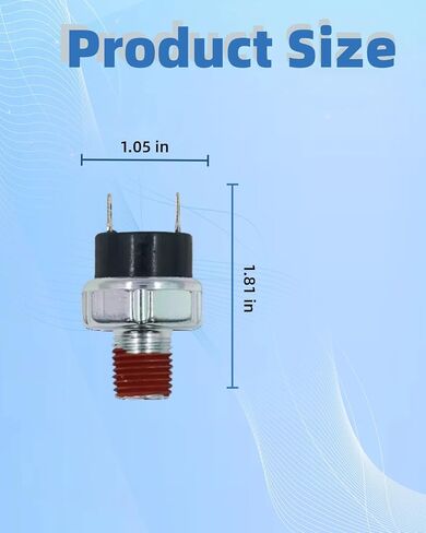 0L2917C 0C30250SRV 0C3025 مفتاح ضغط الزيت مناسب لـ Generac 0G6820 10 PSI1/4-18 NC in Saudi Arabia