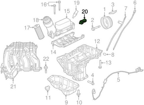 Mopar 68334877AA - Oil Pressure Sender in Saudi Arabia