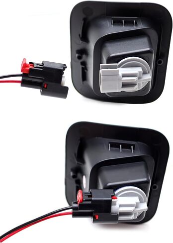 ijdmtoy pair side side side marker marker assembly power cord cornctor monnector w/ 5 incl inclible مع مصابيح لوحة ترخيص Dodge RAM in Saudi Arabia