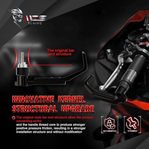 حرس رافعة الدراجات النارية MZS ، حامي مقود فرامل القابض الأسود متوافق مع CBR600RR CBR1000RR CBR500R CBR650R CBR300R CBR250R CB1000R CB500F CB500X CB300F CB300R in Saudi Arabia