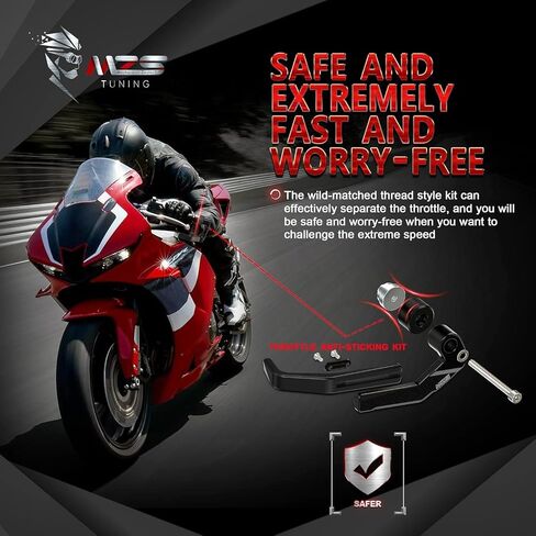 حرس رافعة الدراجات النارية MZS ، حامي مقود فرامل القابض الأسود متوافق مع CBR600RR CBR1000RR CBR500R CBR650R CBR300R CBR250R CB1000R CB500F CB500X CB300F CB300R in Saudi Arabia